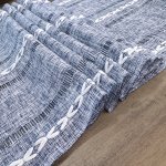 Chemin de table coton bleu