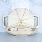 Ensemble planche et couteau à pizza